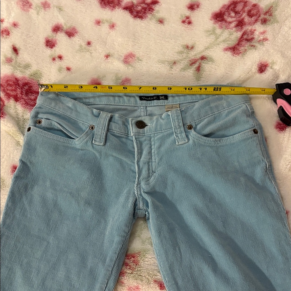 Vintage Frankie b corduroy flares size 2 baby blue - Picture 8 of 8